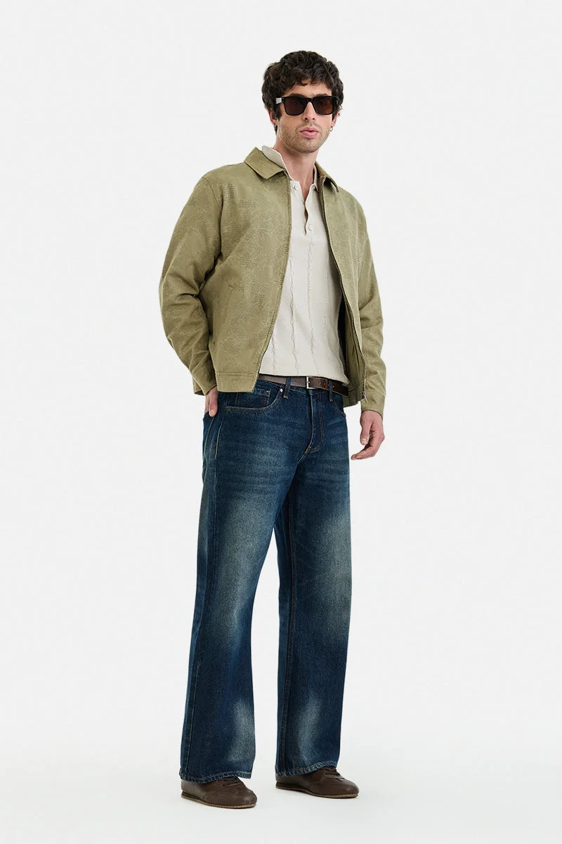 سنيتش Flared Fit Denim Jeans